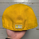 New York Yankees Yellow Fitted Cap (Size 7 3/8)