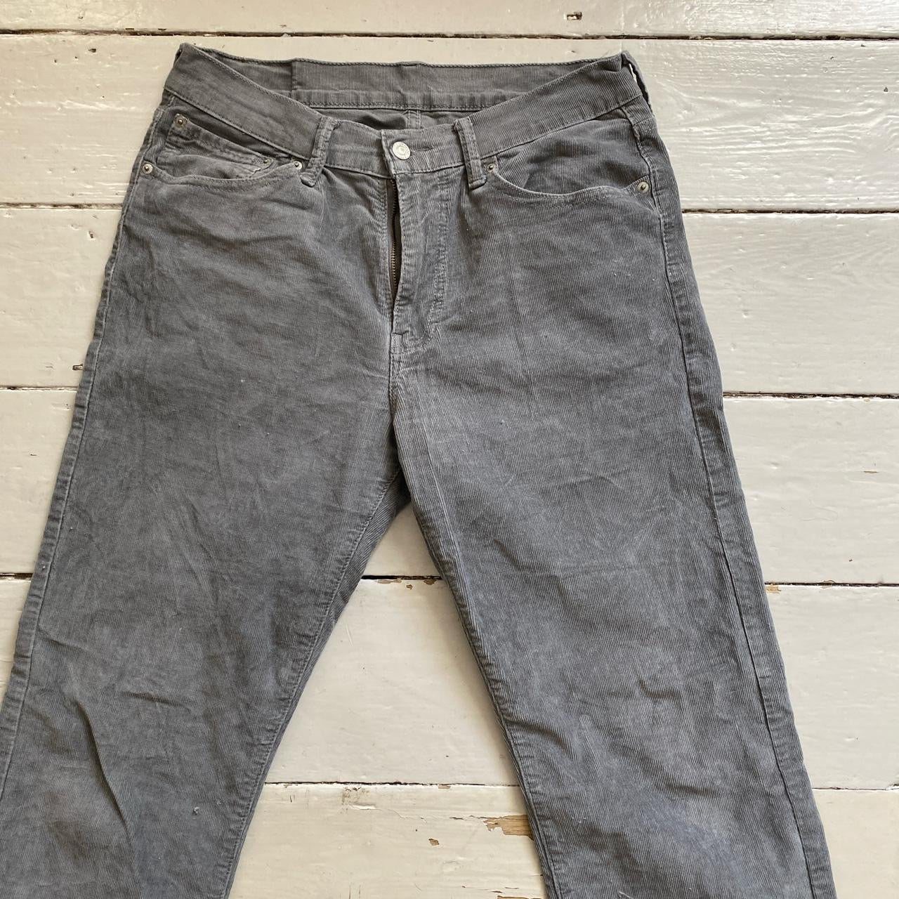 Levis 761 Grey Corduroy Jeans (32/32)