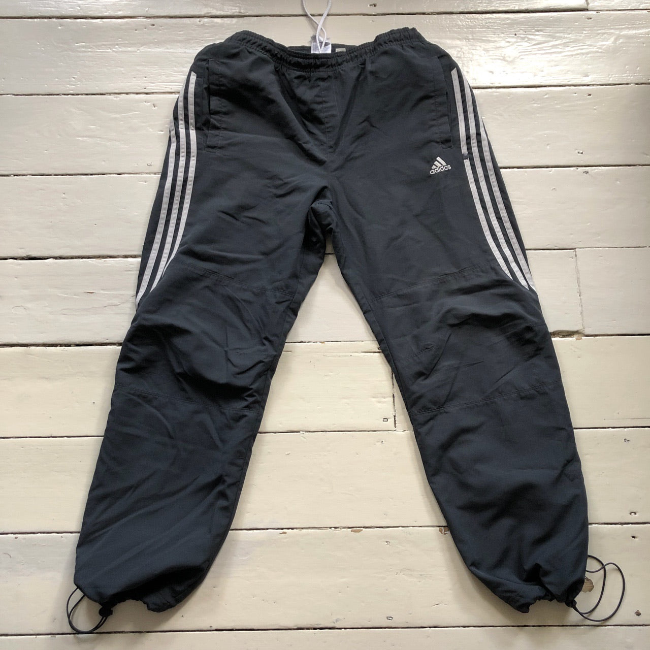 Adidas Grey Shell Bottoms (Large)