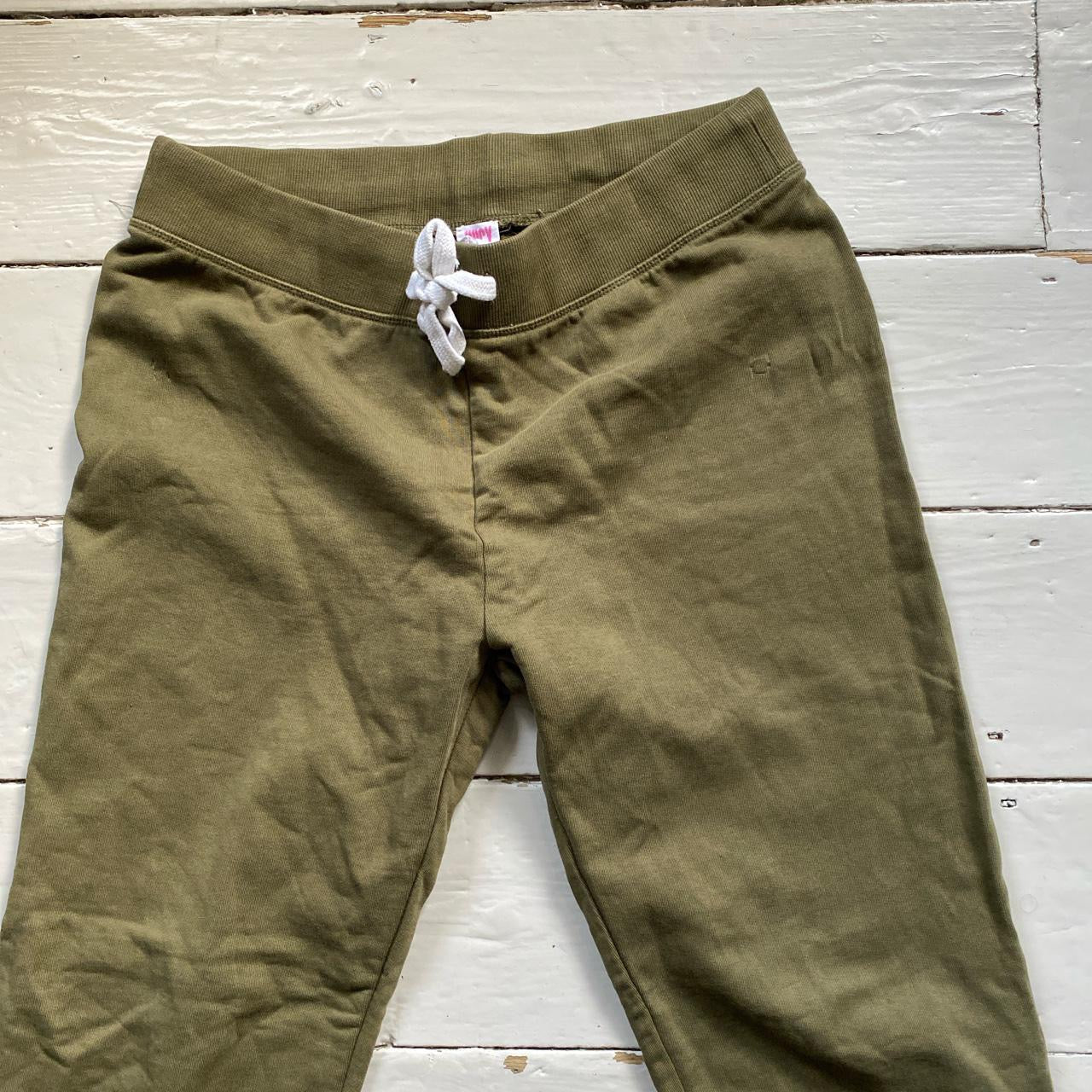 Juicy Couture Olive and Pink Joggers (Medium)