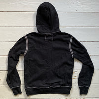 True Religion Big Tri Stitch Contrast Stitch Full Black and White tracksuit (XL)
