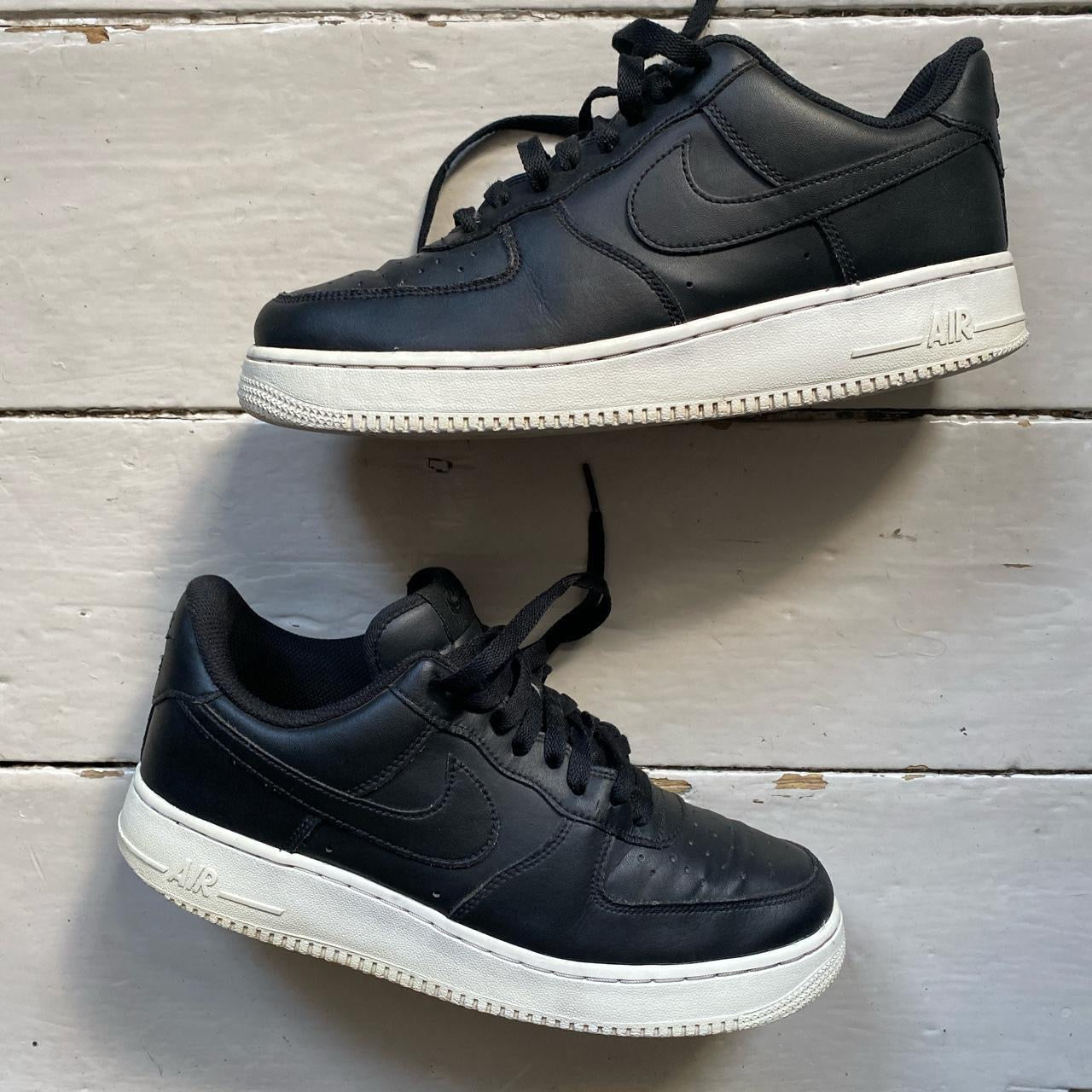 Nike Air Force 1 Black and White (UK 8)