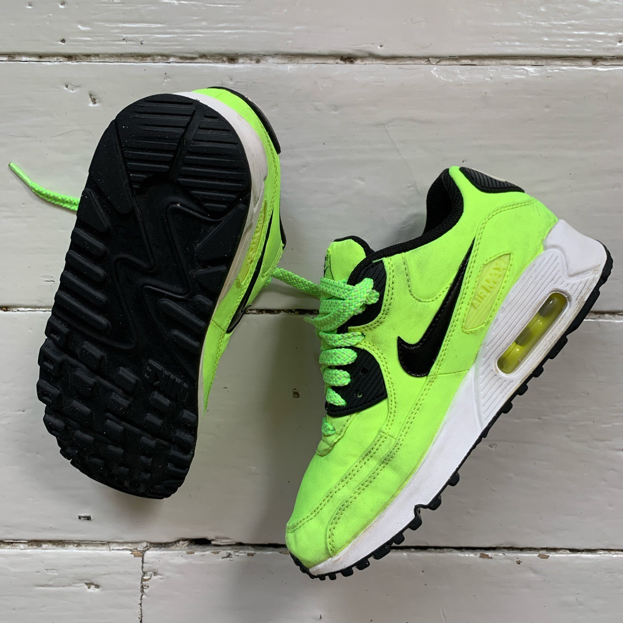 Nike Air Max 90 Neon Green (UK 4)