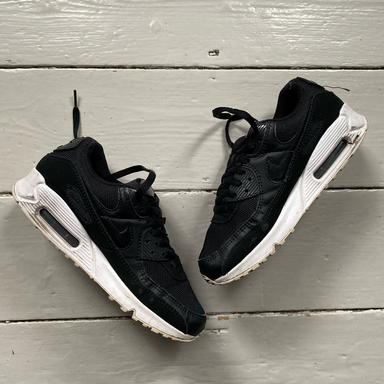 Nike Air Max 90 Black and White (UK 5.5)