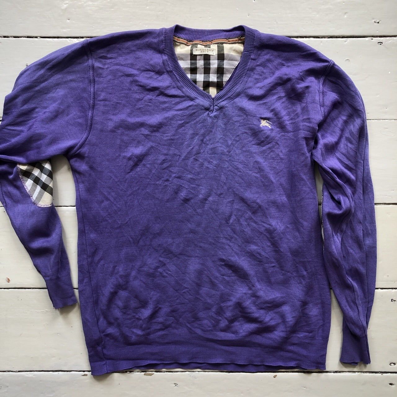 Burberry Brit Purple Jumper (Large)