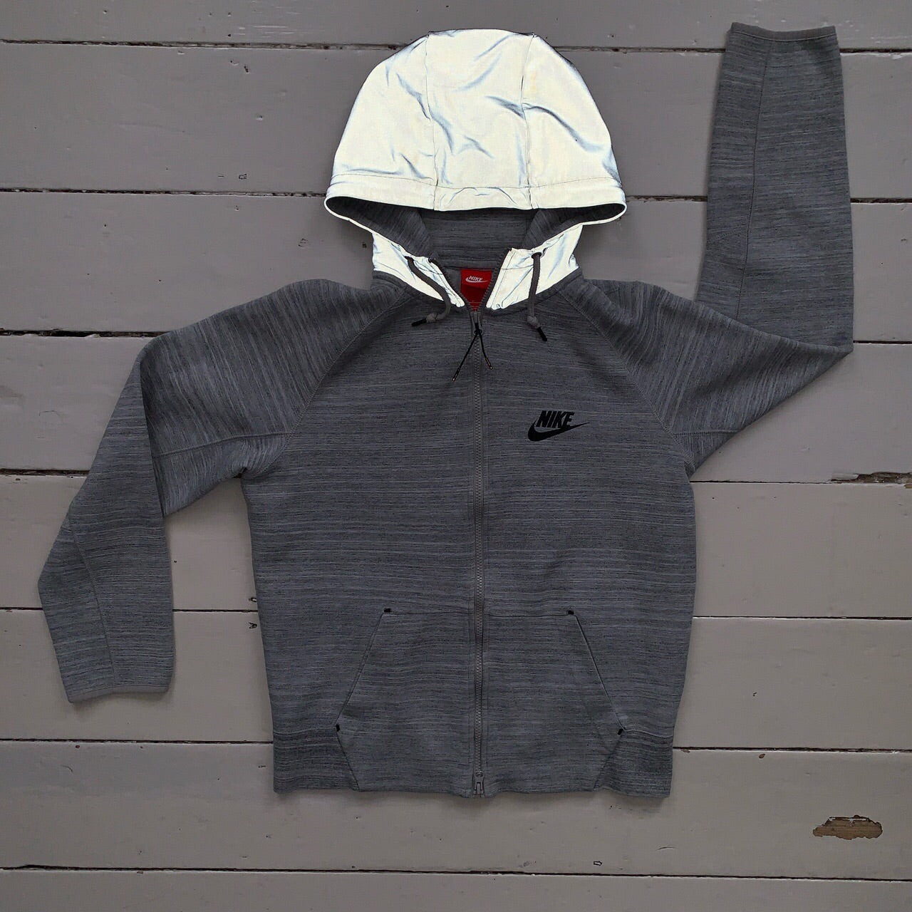 Nike Tech Fleece Grey Hoodie (Medium)