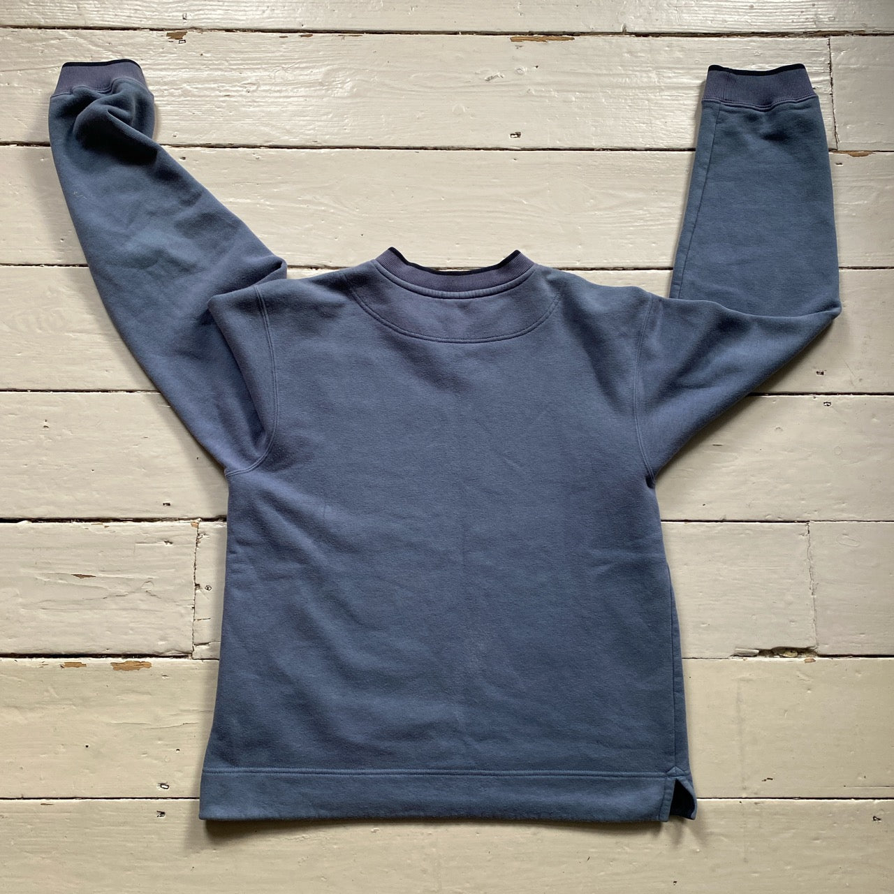 Nike Vintage Swoosh Blue Jumper (Medium)