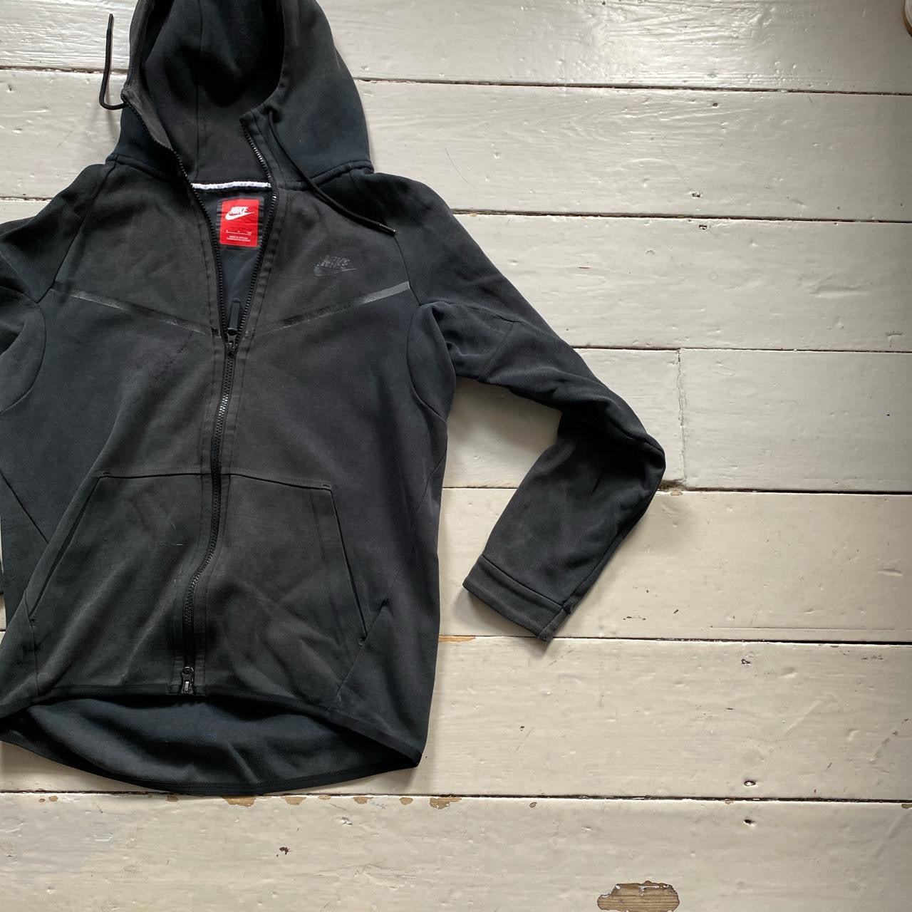 Nike Black Tech Fleece Hoodie (Small)