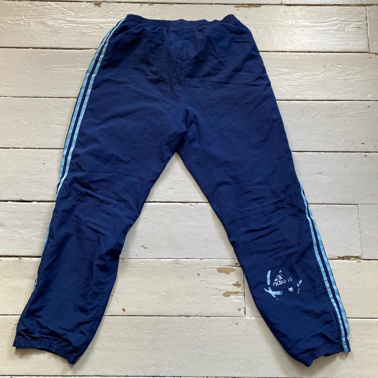 Adidas Navy Shell Bottoms (Large)