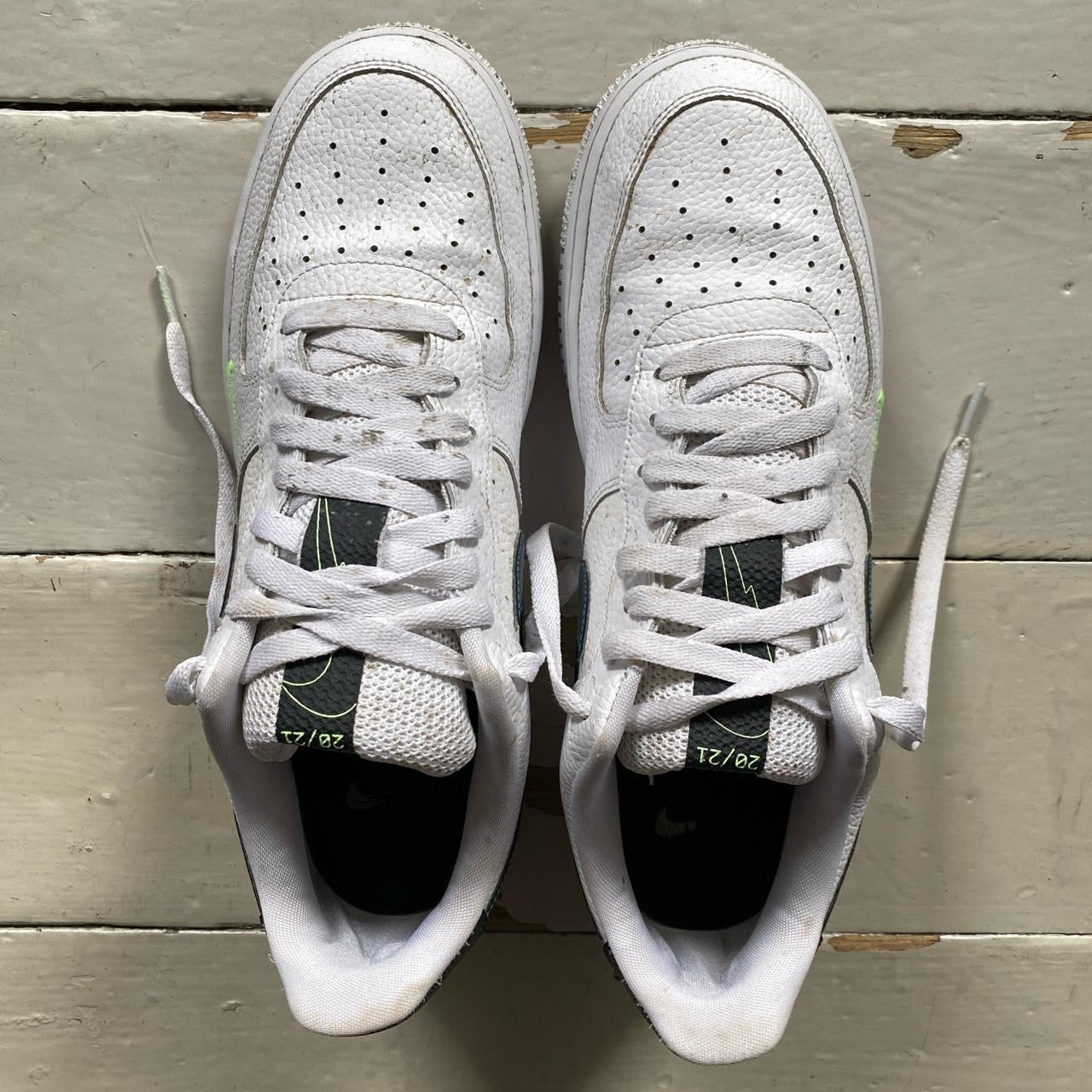 Nike Air Force 1 White and Blue (UK 11)