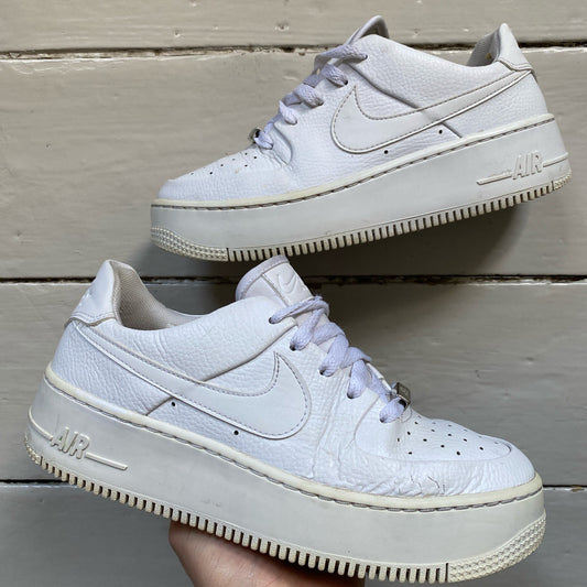 Nike Air Force 1 Platform Wedge (UK 5)