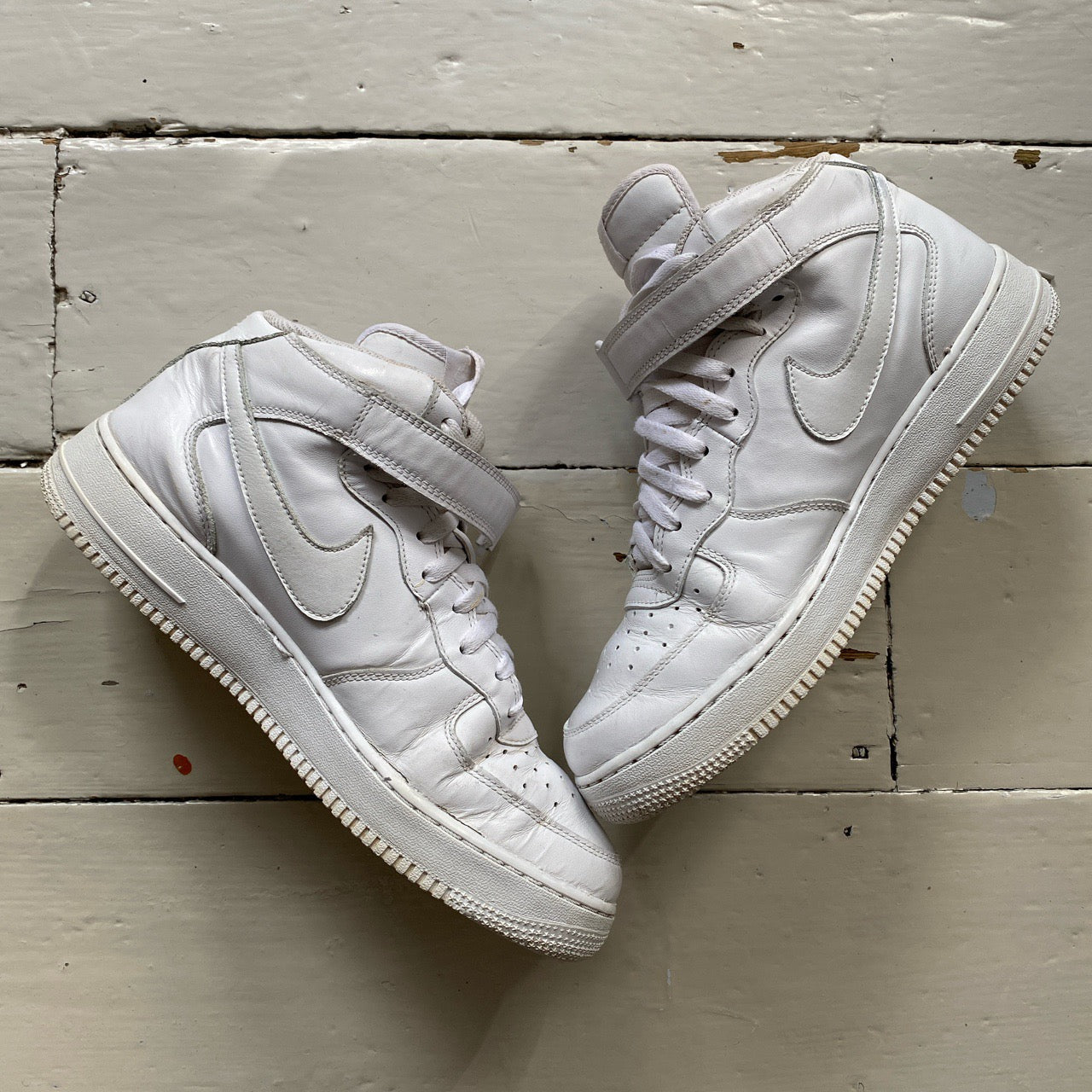 Nike Air Force 1 Mid White (UK 10)