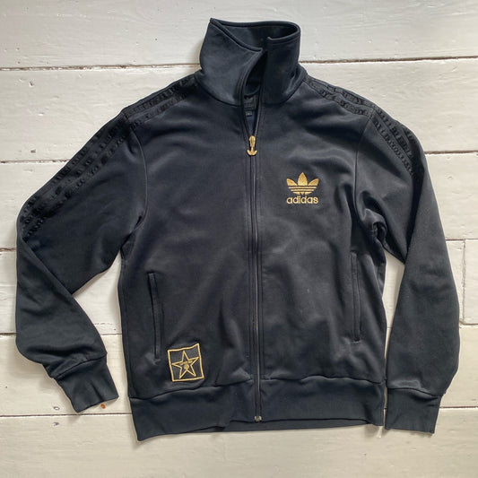 Adidas Superstar Black Track Top (Medium)