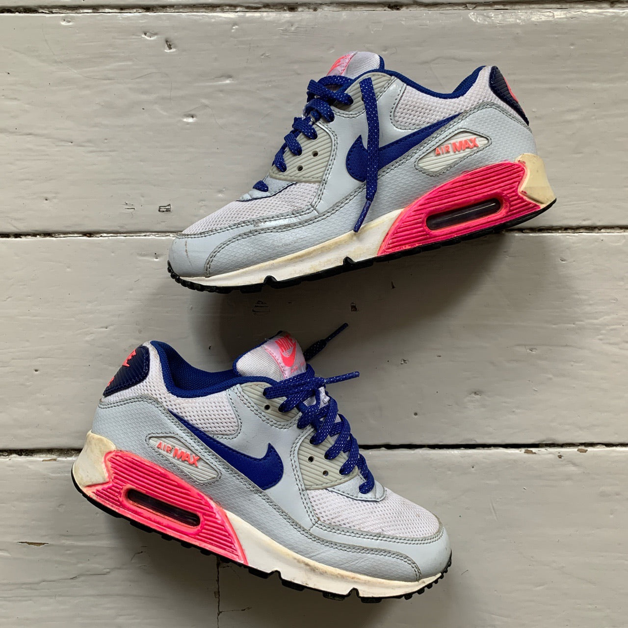 Nike Air Max 90 Blue/Pink (UK 4.5)
