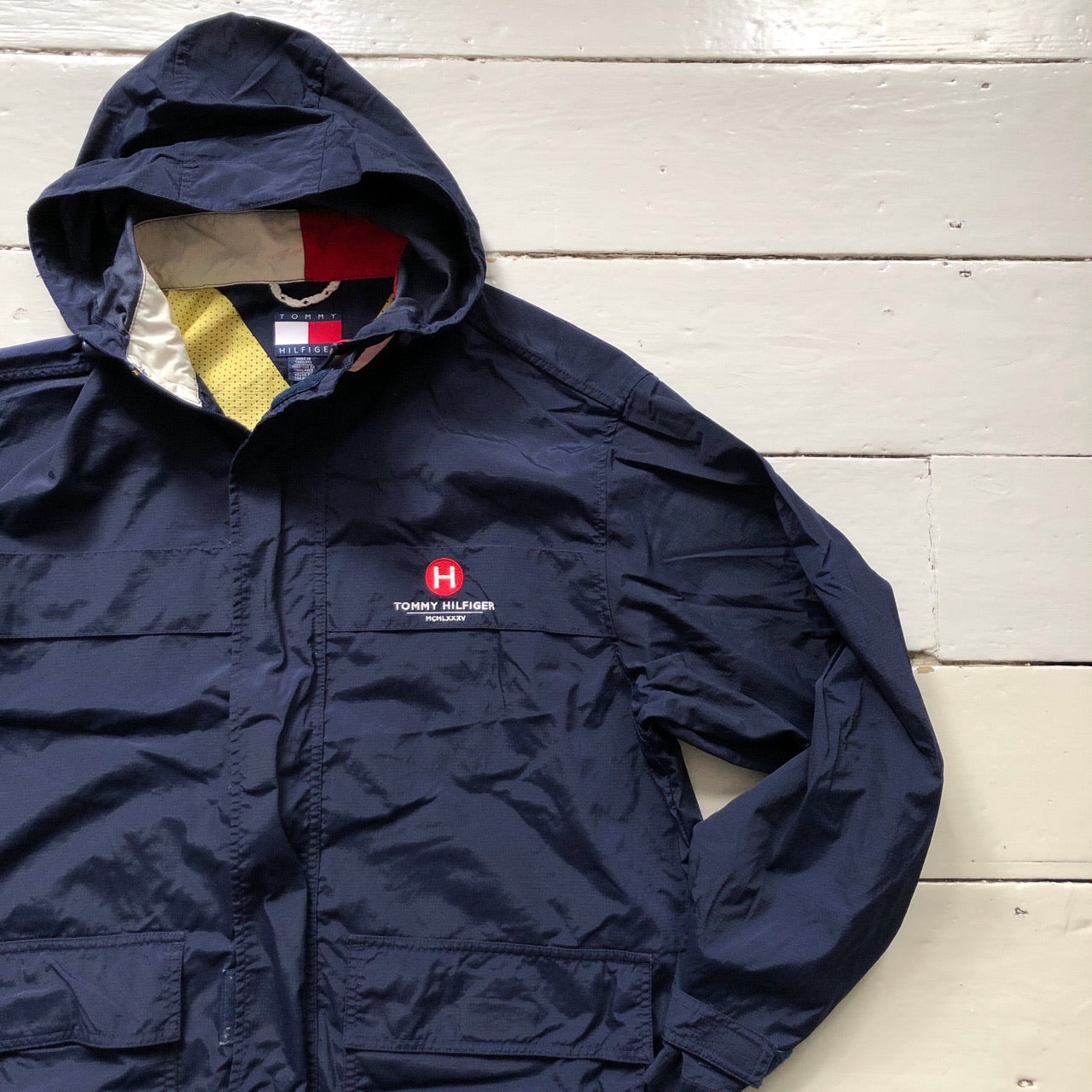 Tommy Hilfiger Navy Windbreaker (Large)