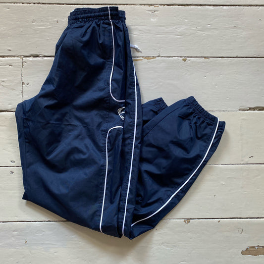 Nike Vintage Navy Shell Bottoms (Medium)