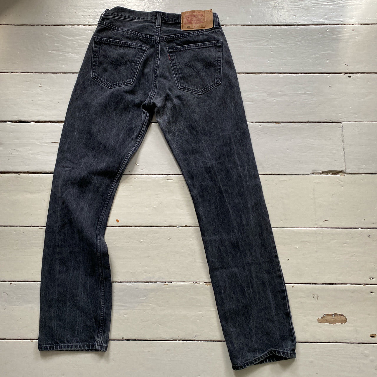 Levis 501 Charcoal Grey Jeans (30/32)