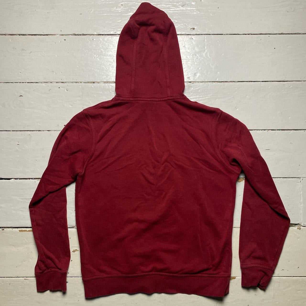 Nike Club Burgundy Hoodie (Medium)