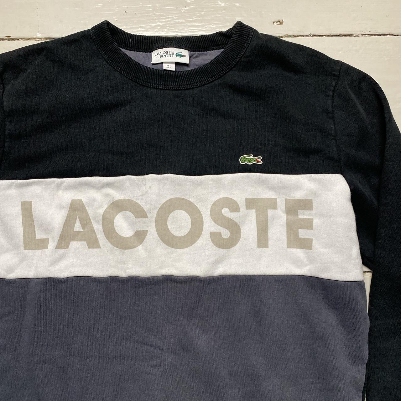 Lacoste Jumper Black and White (Medium)