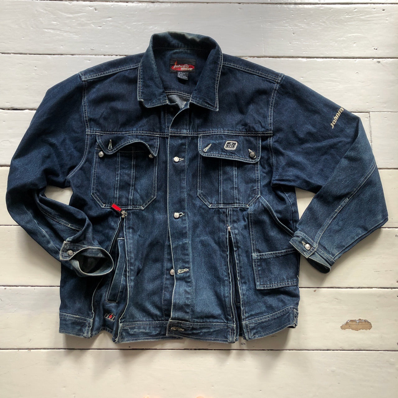 Johnny Blaze Vintage Denim Jacket (XL)