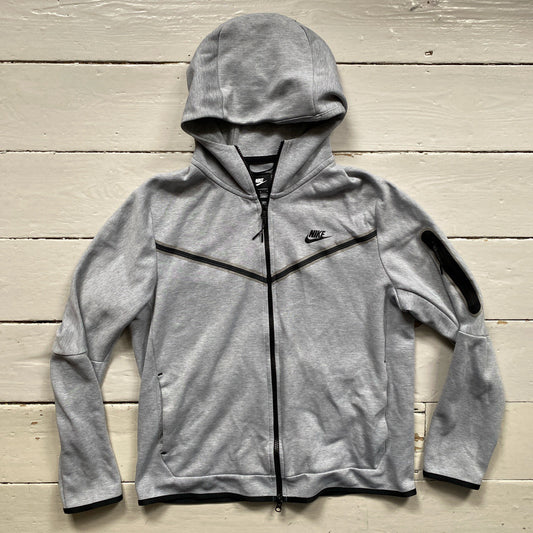 Nike Tech Fleece Grey New Season Hoodie (Large)