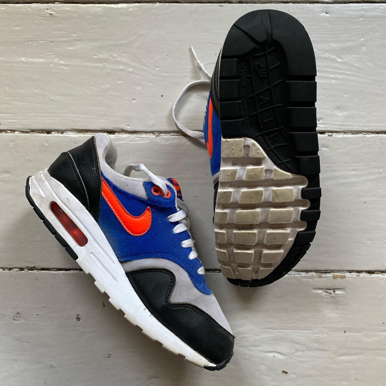 Nike Air Max 1 Blue Orange Black (UK 6)