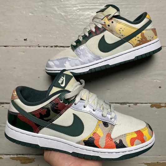 Nike Dunk Low SE Sail Multi Camo (UK 7)