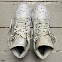 Jordan 1 Mid Platinum White (UK 10)