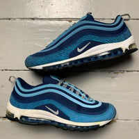 Nike Air Max 97 Teal Zebra (UK 10)