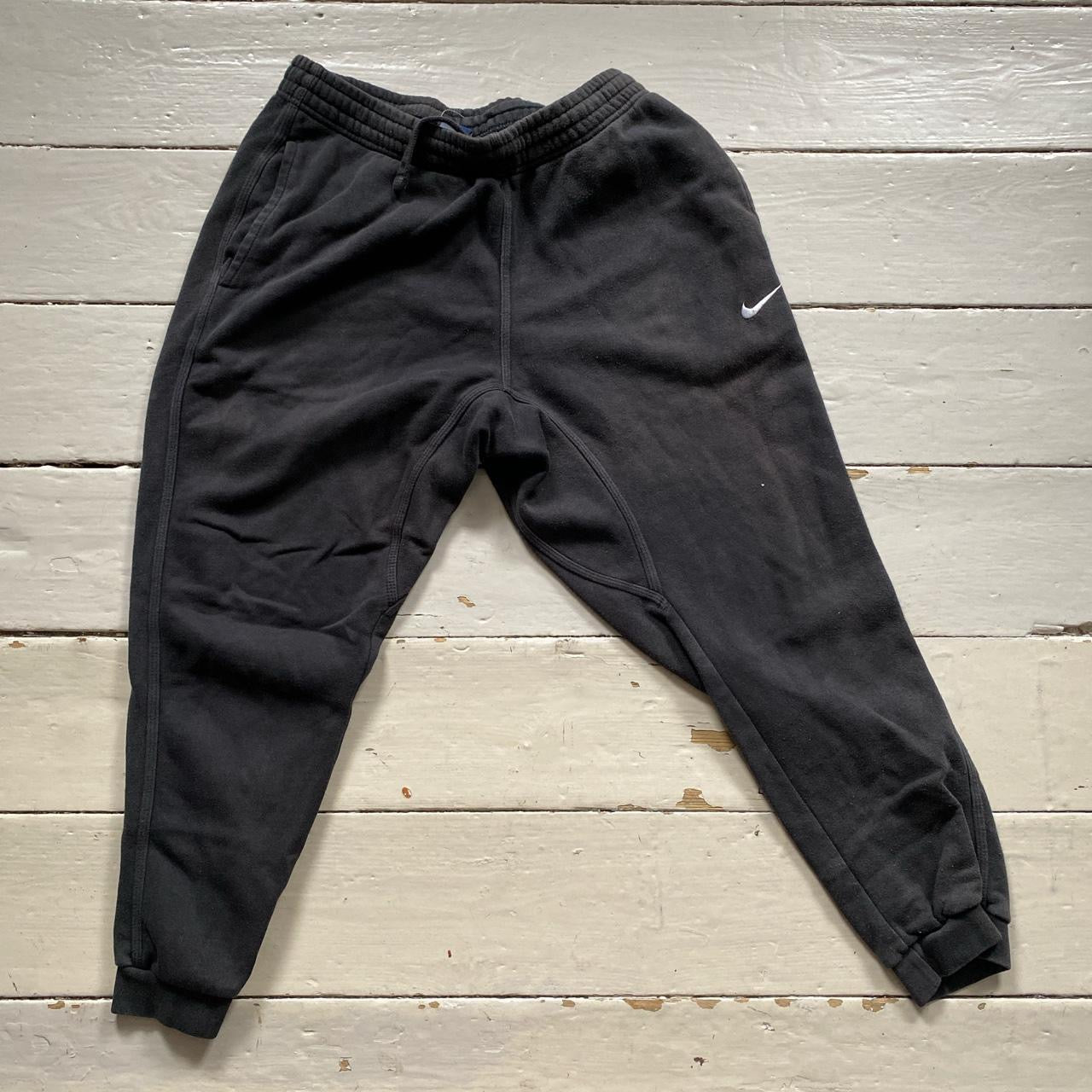 Nike Swoosh Black Joggers (Large)