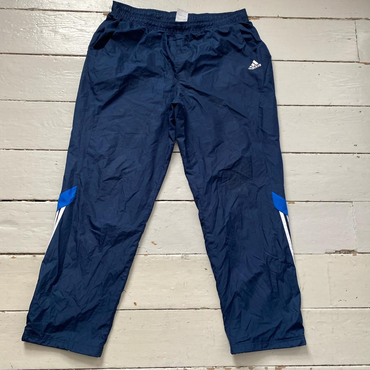 Adidas Navy Shell Bottoms (XL)