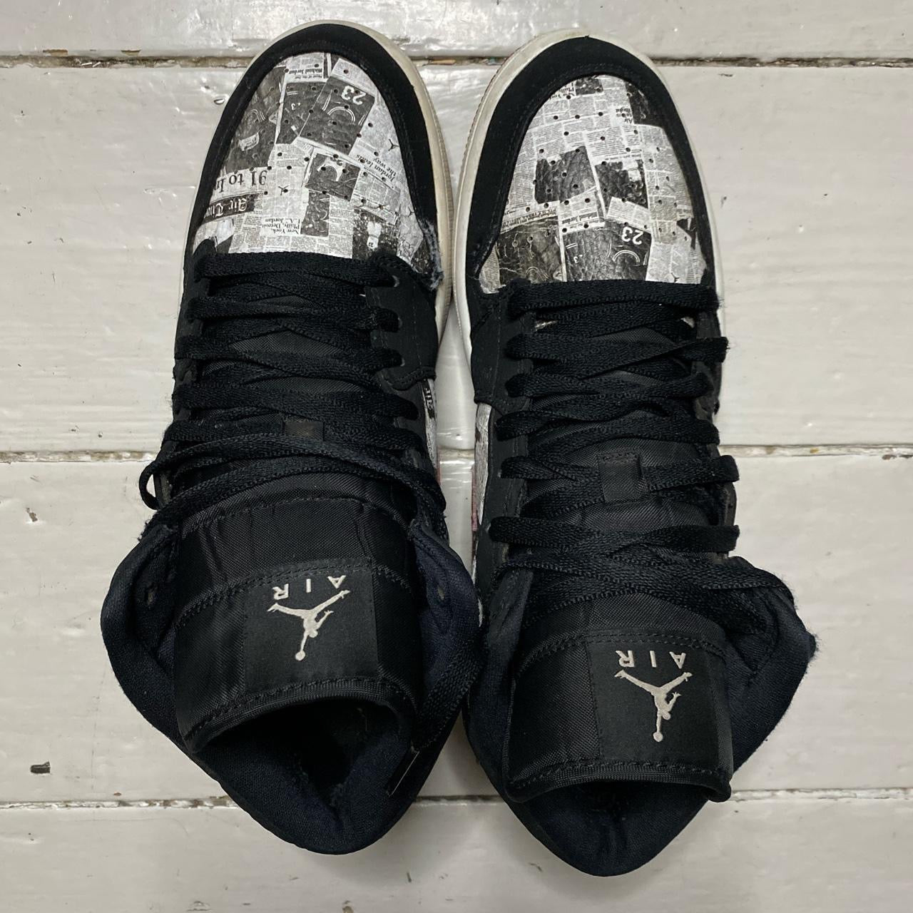 Jordan 1 Newspaper Air Times (UK 8)