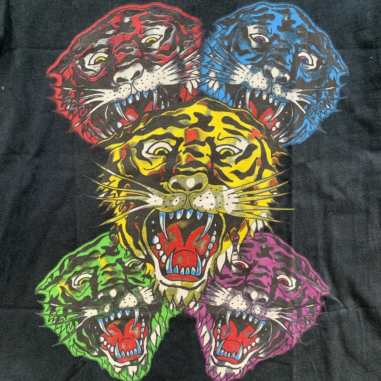 Ed Hardy Multi Tiger T-Shirt (Small)