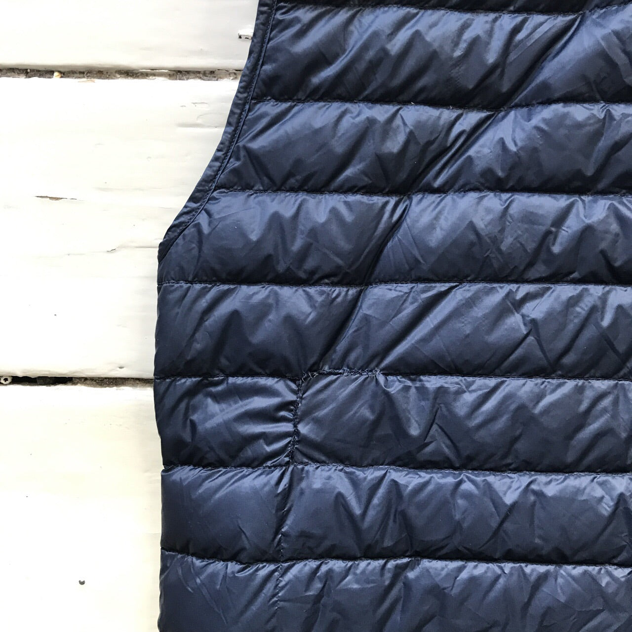 Stone Island Navy Bubble Gilet (Medium)