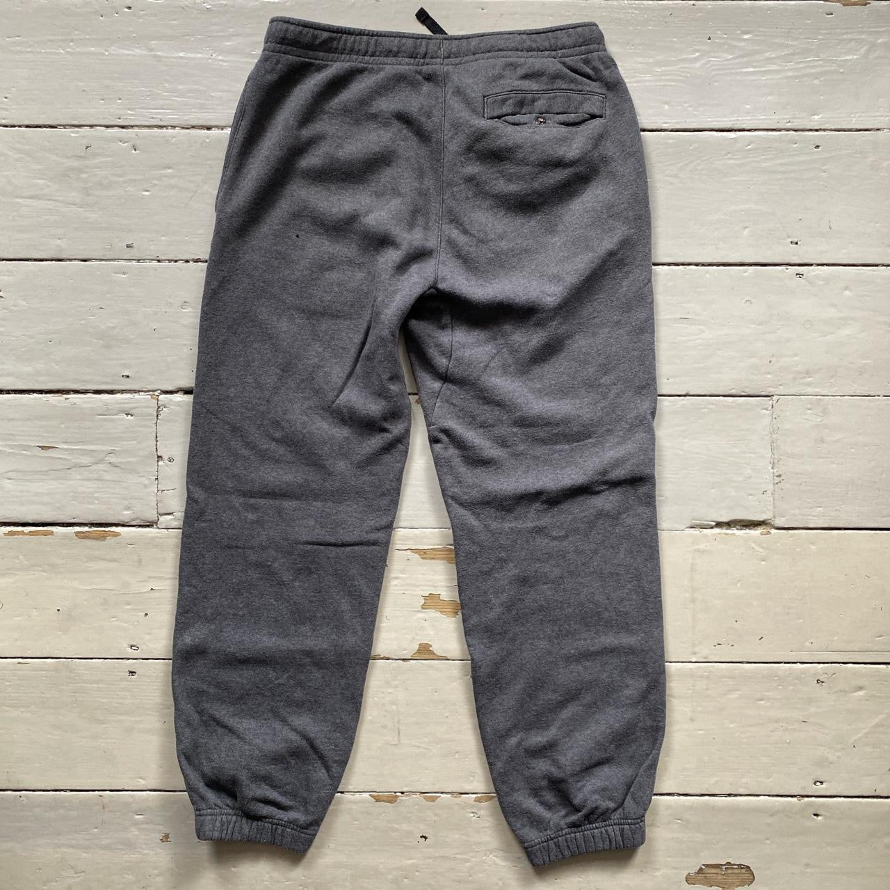 Nike Swoosh Grey Joggers (Medium)
