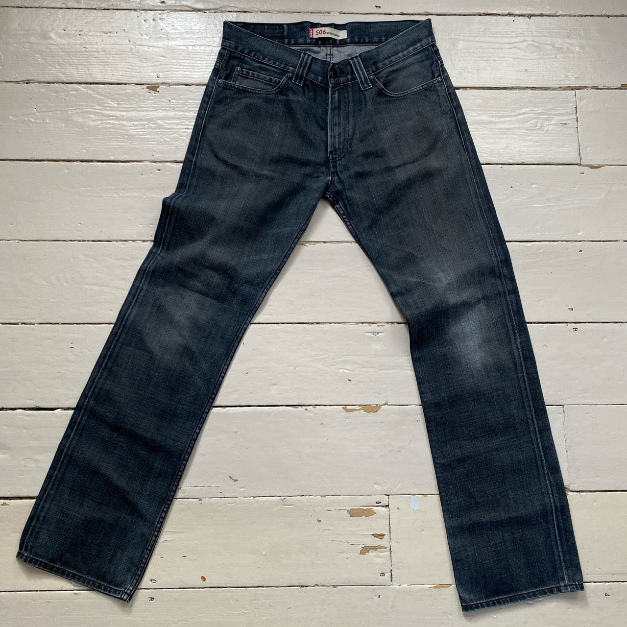 Levis 506 Charcoal Jeans (34/34)