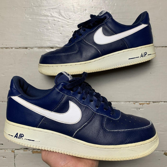 Nike Air Force 1 Navy and White (UK 9)