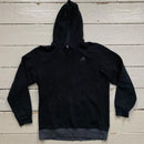 Adidas Black and Grey Hoodie (Large)