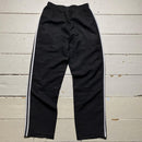 Adidas Black Baggy Shell Bottoms (Small)