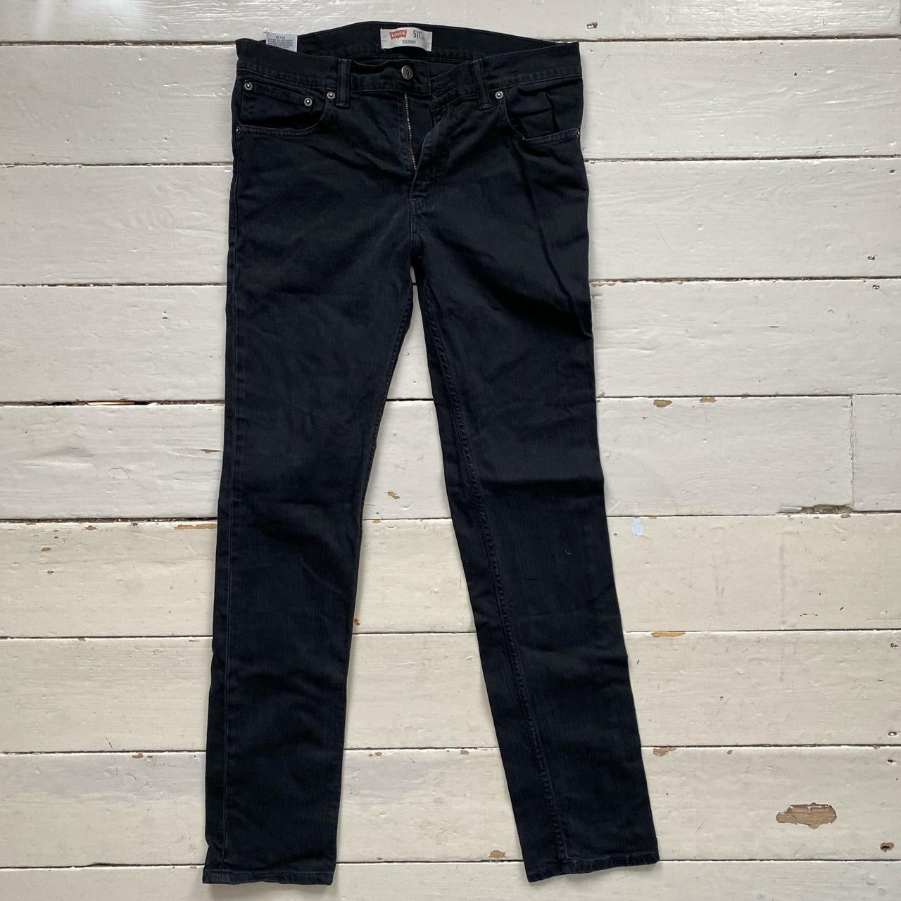 Levis 511 Black Jeans (34/34)