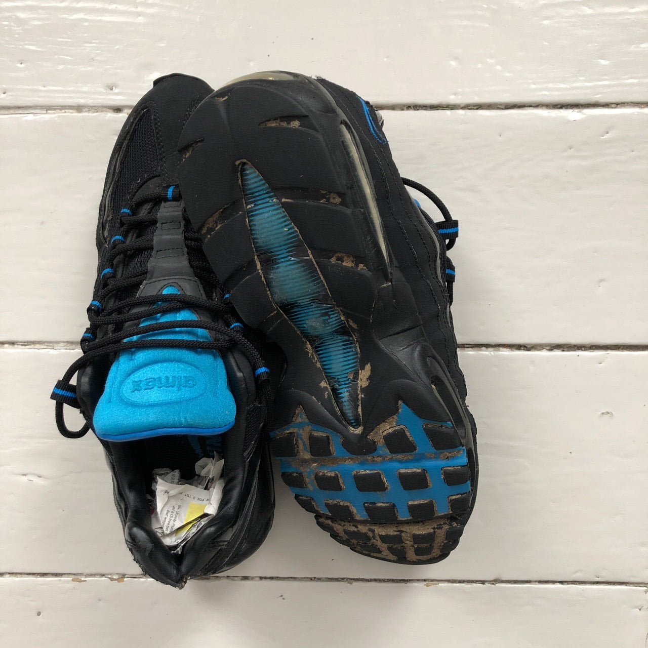 Nike Air Max 95 Black and Blue (UK 7.5)
