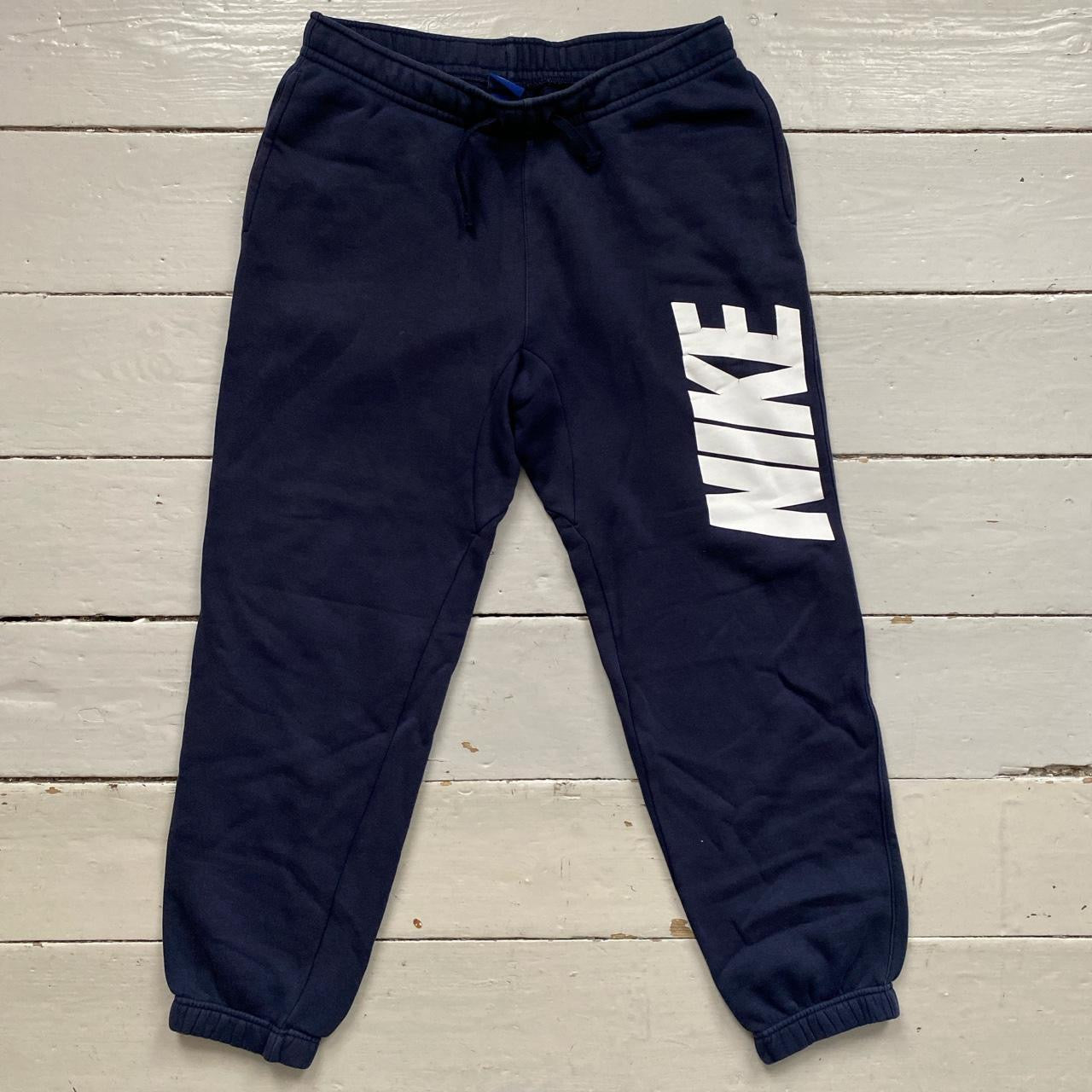 Nike Club Navy Joggers (Medium)