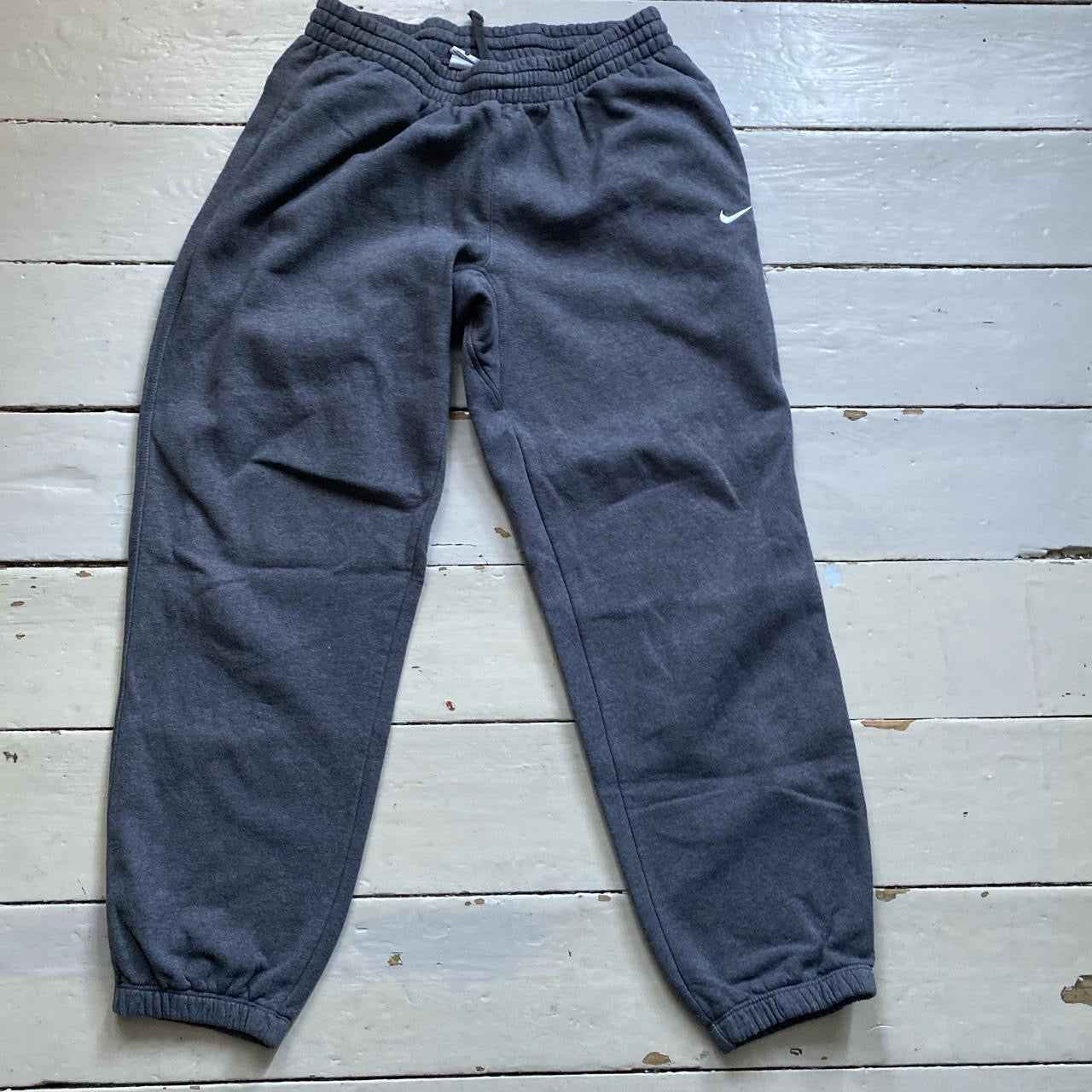 Nike Swoosh Grey Joggers (Large)