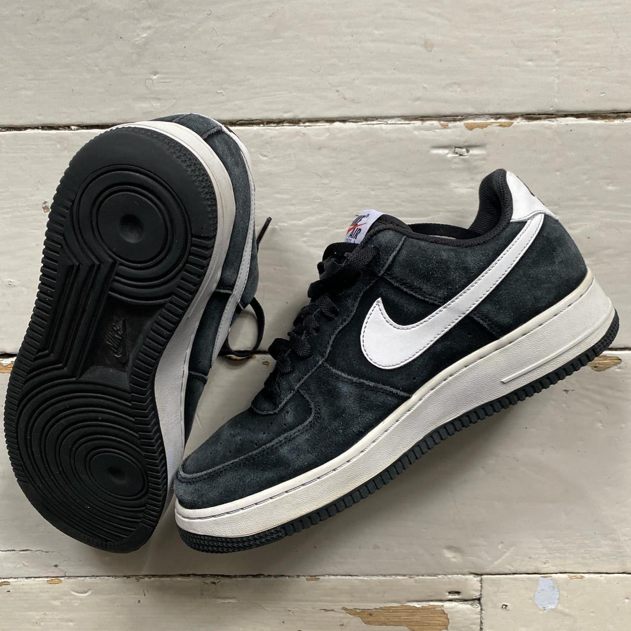 Nike Air Force 1 Black and White (UK 8)