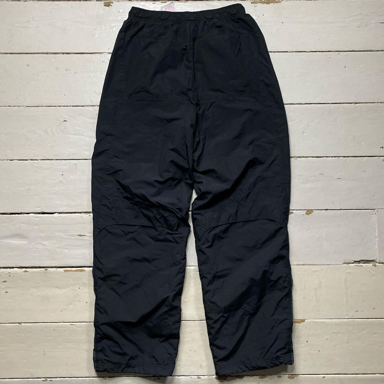 Nike Vintage Black Shell Bottoms (Large)
