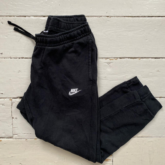 Nike Swoosh Black Joggers (Medium)