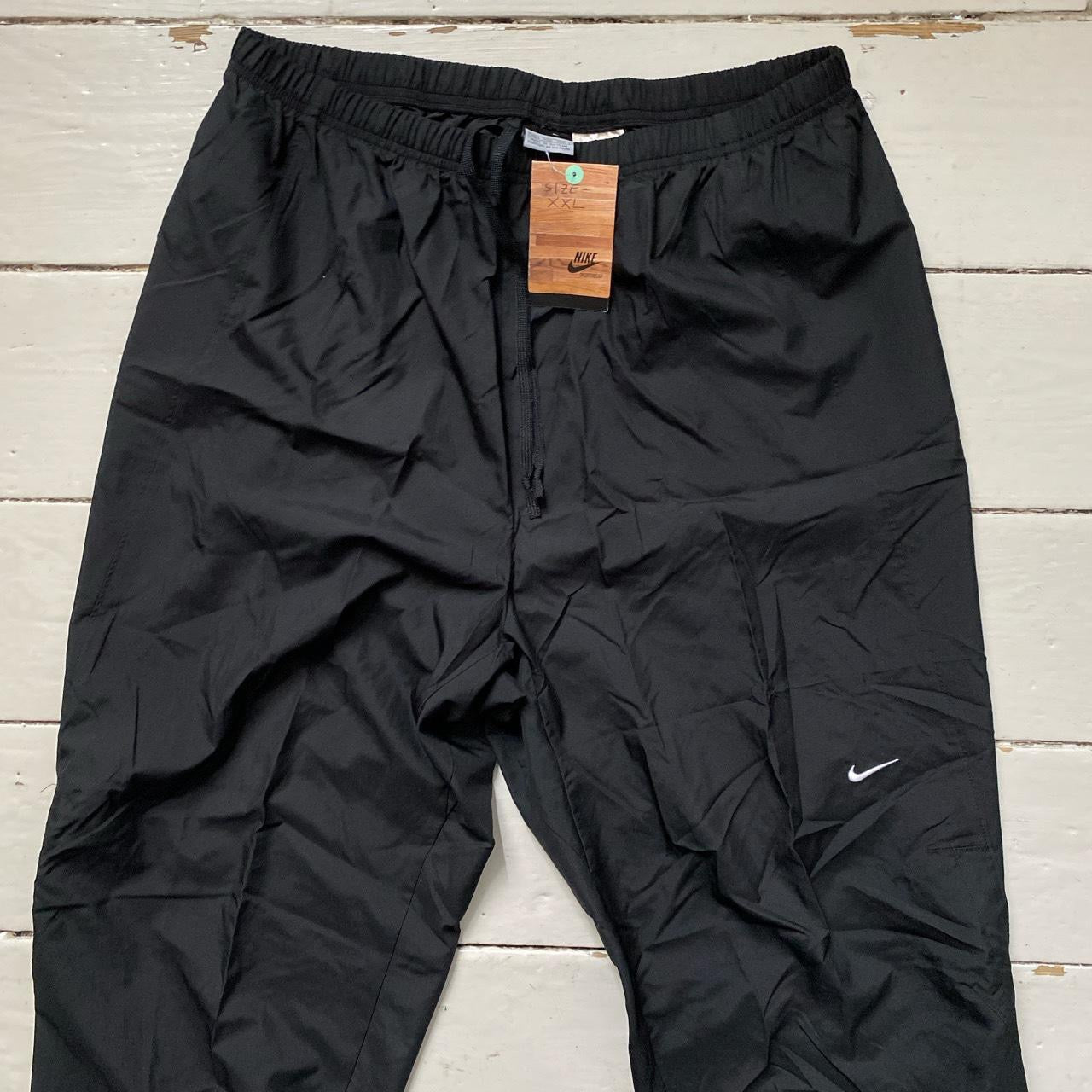 Nike Vintage Swoosh Black Shell Bottoms (XXL)