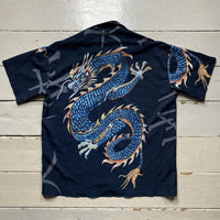 Dragon Y2K Silk Shirt (Large)