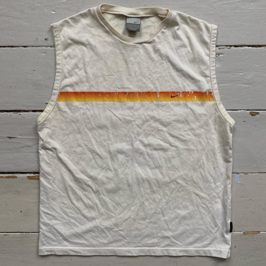 Nike Vintage Cream Vest (Medium)