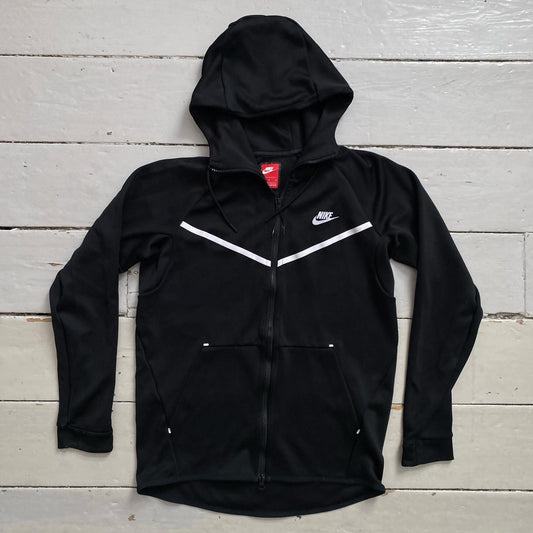 Nike Tech Fleece Black and White hoodie (Medium)